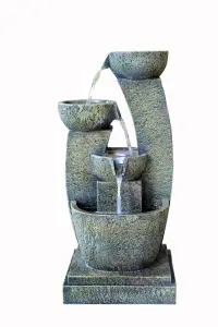 Medium Aztec Modern Mains Plugin Powered Water Feature