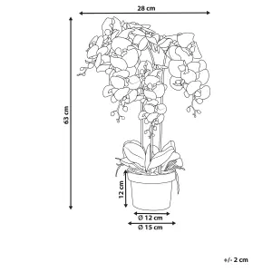 Beliani Retro Artificial Plant NIOKA White