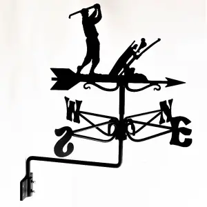 Espira 2911 Golfer Black Mini Weathervane