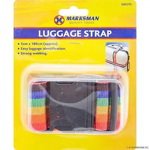 2 X Luggage Strap Adjustable Straps Baggage Tie Down Suitcase Strong Travel Easy