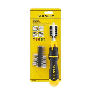 Stanley 21 Piece Multi bit screwdriver Set