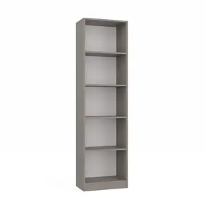 Albee Bookcase Clay / (5 Shelves) 182cm H x 50cm W x 30cm D