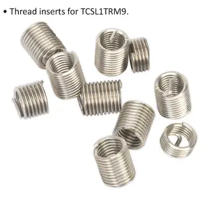 10-Pack M9 x 1.25mm Thread Inserts for ys10455 Thread Repair Kit