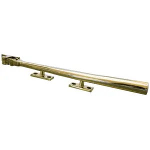 AFIT Polished Brass Contemporary Window Stay - 10"/250mm