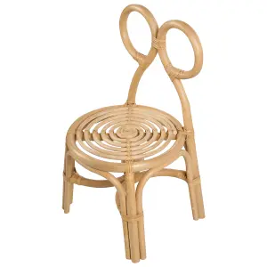 Rattan Kids Chair Natural MIRTIA