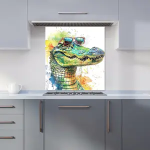 Cool Crocodile Kitchen Splashback