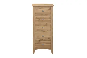 Oak Chest of Drawers 5 Birlea Hampstead Traditional Bedroom Furniture