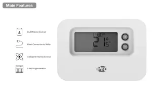 Resideo Replacement for Honeywell CM907 CM901 CM707 CM701 Pro Wired Programmable Room Thermostat