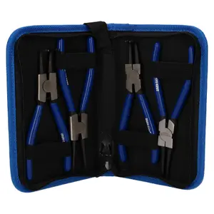 7in And 12in Circlip Plier Pliers Sets Internal and External / Bent and Straight