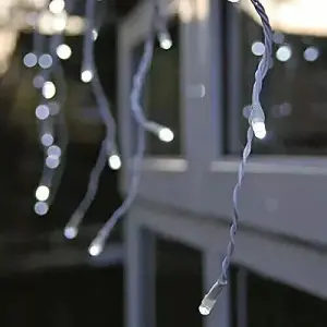 490 LED Icicle String Lights - Indoor & Outdoor Use