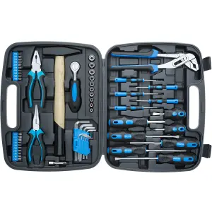 Tool Box Luigi - 57 piece tool set, clear arrangement - black