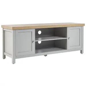 Beliani Scandinavian TV Stand Grey HAMP