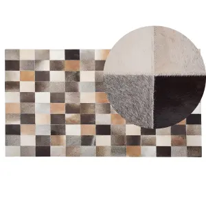 Cowhide Area Rug 200 x 300 cm Multicolour SOKE