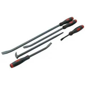 5 Piece Pry Bar Crow Bar Set Rolling Head Bar (Neilsen CT1798)