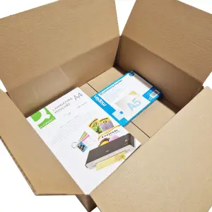 W.E. Roberts Brown Small Parcel Postal Mailing Cardboard Boxes (Pack of 10) 44.6 x 34.6 x 15.4cm