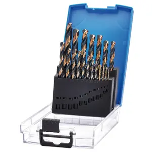 Draper HSS Turbo Titanium Drill Bit Set (19 Piece) 09104