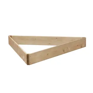 Greena Triangular Raised Bed 15 cm High, 120cm each side