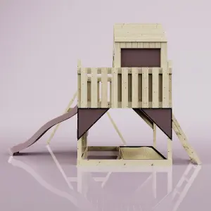 PolarPlay Kids Climbing Tower & Playhouse with Swing and Slide - Swing Eerika Rose