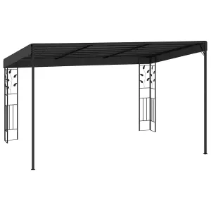 Berkfield Wall-mounted Gazebo 4x3x2.5 m Anthracite