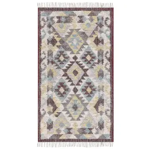 Jute Area Rug 80 x 150 cm Multicolour FENER