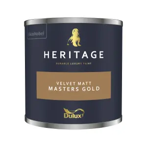 Dulux Heritage Velvet Matt - 125ml Tester Pot - Masters Gold