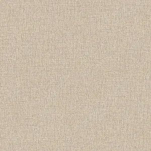 Grandeco Twill Plain Fabric Textured Wallpaper, Light Grey Taupe