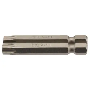 Draper T40 1/4" Hex. Draper TX-STAR Insert Bit 50mm Long x 2 66624