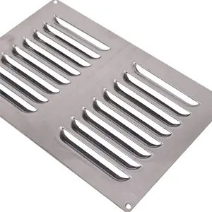 AFIT Stainless Steel Louvre Air Vent 242 x 165mm