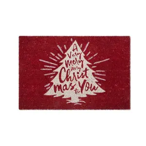 Merry Christmas Assorted Doormat