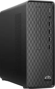 HP Slim S01-Pf2012na Desktop PC - Intel&Regcore I3, 256 GB SSD, Black