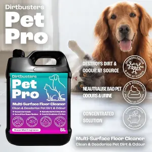 Pet Pro Multi Surface Floor Cleaner Solution With Deodoriser (5L)