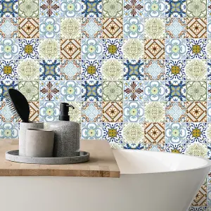 Geo Moroccan Large Mosaic Tile - House of Mosaics