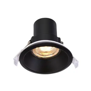 Luminosa Shieldeco CCT Recessed Downlight Matt Black Paint IP65