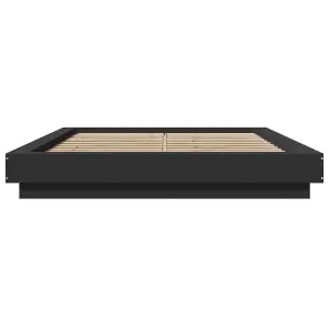 Berkfield Bed Frame without Mattress Black 140x200 cm