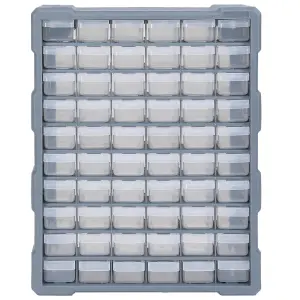 Berkfield Multi-drawer Organiser with 60 Drawers 38x16x47.5 cm