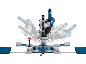 Bosch GCM18V-216D 18V BITURBO Cordless Double Bevel Mitre Saw 216mm Laser Bare