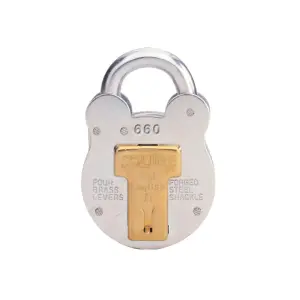 Squire 660 Old English Padlock with Steel Case 64mm