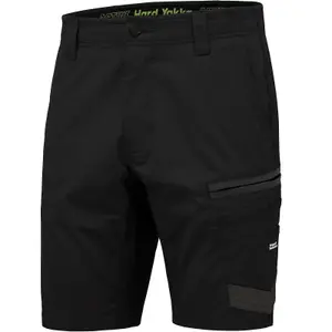 Hard Yakka - Raptor Active Mid-Short - Black - Shorts