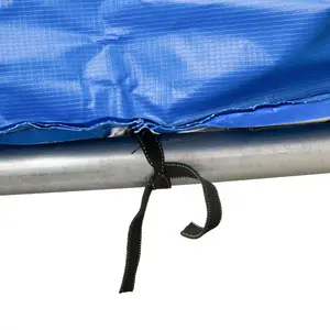 HOMCOM 8ft Trampoline Pads Safety Enclosure Pad Trampoline Accessories Blue