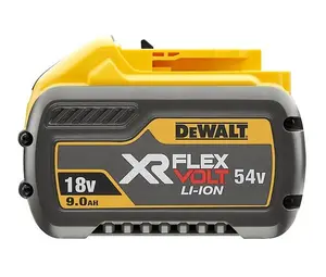 2 x Dewalt DCB547 18v / 54v XR Flexvolt 9.0ah Battery + DCB132 Dual Charger