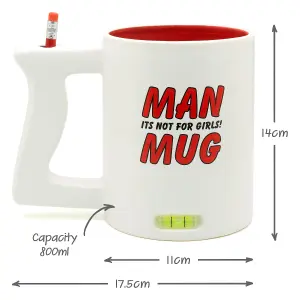 The Man Extra Large DIY Handyman Tradie Mug