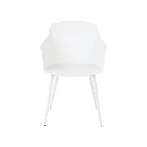 Scot Dining Chair (Set of 2) White / White