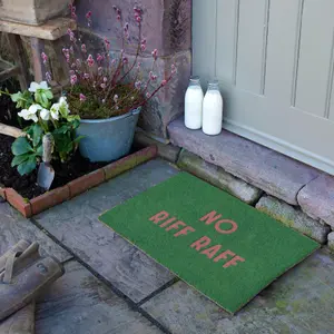 No Riff Raff Doormat (60 x 40cm)