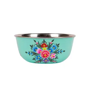 BillyCan - Picnic Bowl - 16.5cm  - Mint Pansy