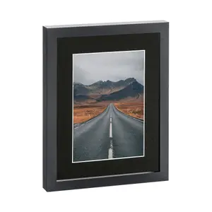 Photo Frame with 5" x 7" Mount - 8" x 10" - Black Mount