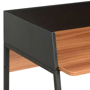 Berkfield Desk Black and Brown 90x60x88 cm