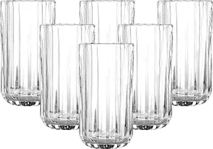 simpa 350ml Elegant Highball Glasses, Set of 6