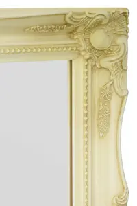 MirrorOutlet Fraser Ivory Beaded Dress Mirror 122 x 41cm