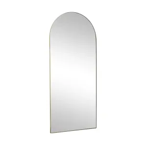 Melody Maison Large Gold Arched Mirror 183cm x 80cm