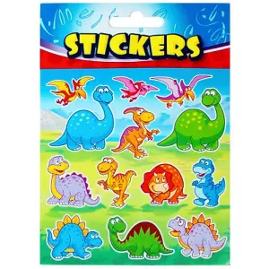 Playwrite Dinosaurs Sticker Sheet (Pack of 12) Multicoloured (One Size)